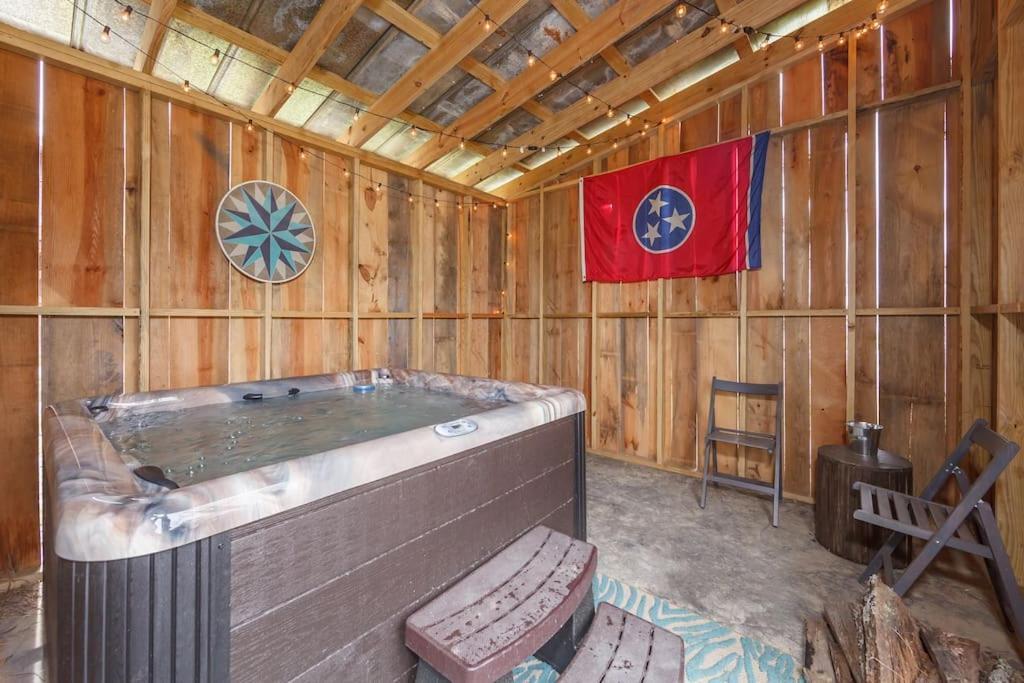 Romantic A-Frame Private Hottub Firepit Neargsmnp Sevierville Eksteriør bilde